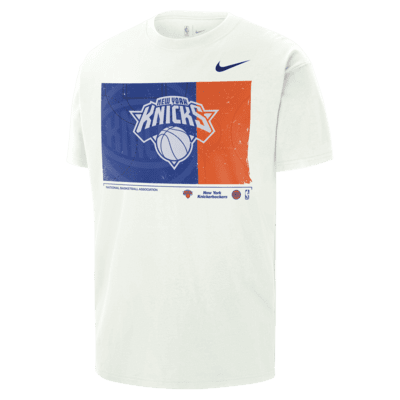 NIKE / NIKE×NBA NEW YORK KNICKS LOOSE FIT T-SHIRT WHITE T-Shirt Nike New York Knicks Julius Randle City Edition 2024